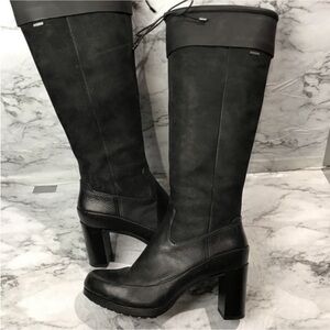 Clarks Londontown Black Goretex Boots Size 7.5